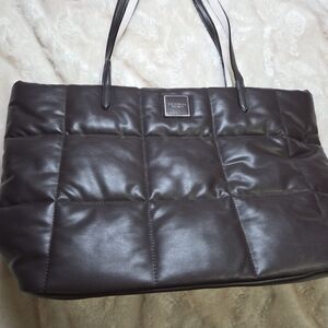 Victoria's Secret Dark Brown Quilted Bag